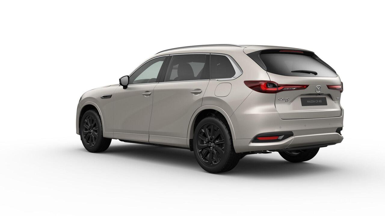 Mazda CX-80 2.5 e-SkyActiv PHEV Homura Plus / Platinum Quartz / Zwart Nappa leder