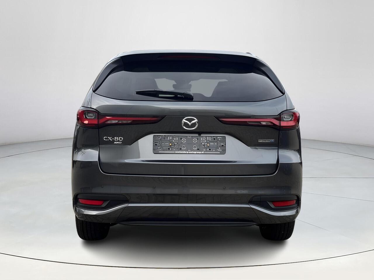 Mazda CX-80 2.5 e-SkyActiv PHEV Takumi Plus | Demo korting | 1e zitrij stoelverwarming/verkoeling | 2e zitrij stoelverwarming/verkoeling | Apple-carplay / Android-Auto | 6 persoons | Panoramisch schuif-kanteldak | 360* Camera | Adaptieve cruise control | BOSE Premium