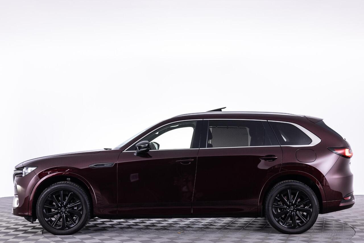 Mazda CX-80 2.5 e-SkyActiv PHEV Homura Plus 6p. 327 PK | AUTOMAAT | AWD | APPLE CARPLAY | 20 INCH | LEDER | 360 CAMERA | PANORAMADAK | DEMO | * 6 JAAR FABRIEKSGARANTIE |