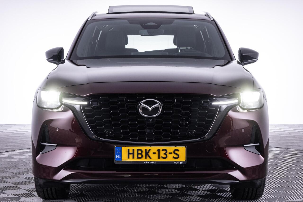 Mazda CX-80 2.5 e-SkyActiv PHEV Homura Plus 6p. 327 PK | AUTOMAAT | AWD | APPLE CARPLAY | 20 INCH | LEDER | 360 CAMERA | PANORAMADAK | DEMO | * 6 JAAR FABRIEKSGARANTIE |