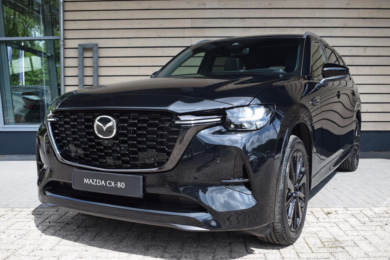 Mazda CX-80 2.5 e-SkyActiv PHEV Homura Plus - ¤ 6.000,- Voorraad Korting - 2026