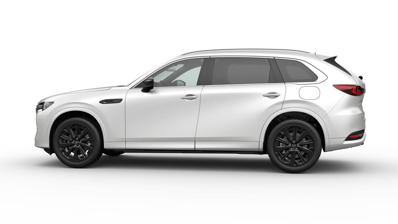 Mazda CX-80 Homura | 12,3-inch TFT-kleurendisplay met bediening via centrale HMI Commander, touchscreen (voor Apple CarPlay / Android Auto(TM)) of voice control | 12,3-inch digitale meterset | 20-inch lichtmetalen velgen, Black