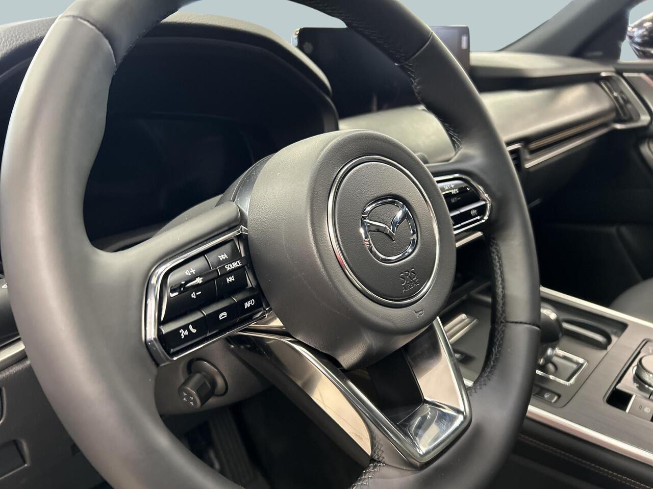 Mazda CX-80 2.5 e-SkyActiv PHEV Homura Plus | Rijklaar | Trekhaak Wegklapbaar | Apple carplay | Camera | Stoelverwarming