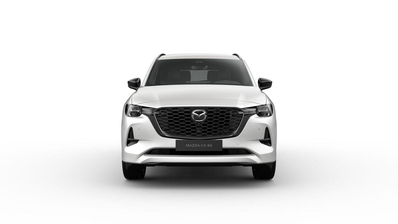 Mazda CX-80 Homura | 12,3-inch TFT-kleurendisplay met bediening via centrale HMI Commander, touchscreen (voor Apple CarPlay / Android Auto(TM)) of voice control | 12,3-inch digitale meterset | 20-inch lichtmetalen velgen, Black