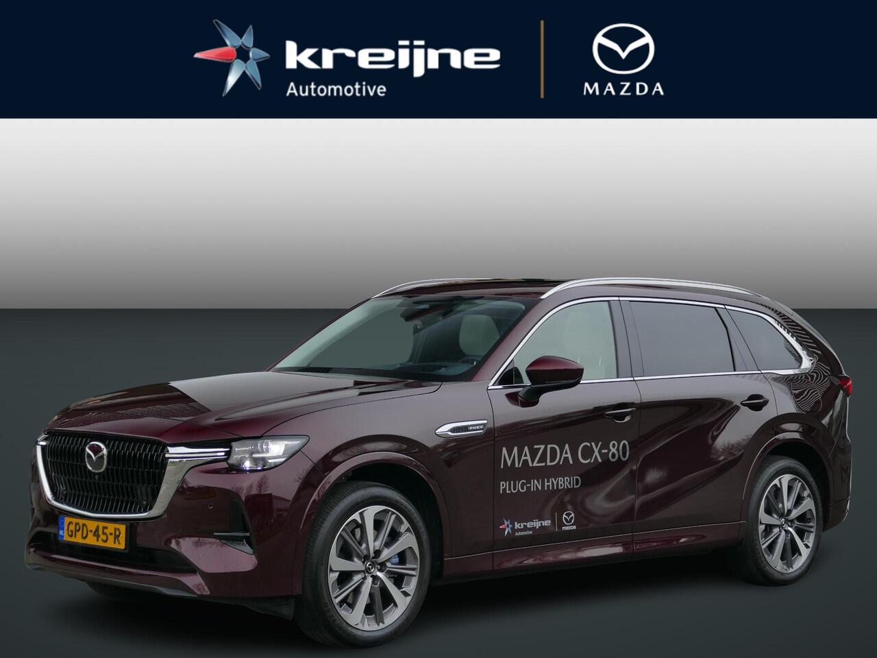 Mazda CX-80 2.5 e-SkyActiv PHEV Takumi Plus | FULL OPTION | 7-Persoons | RIJKLAARPRIJS!
