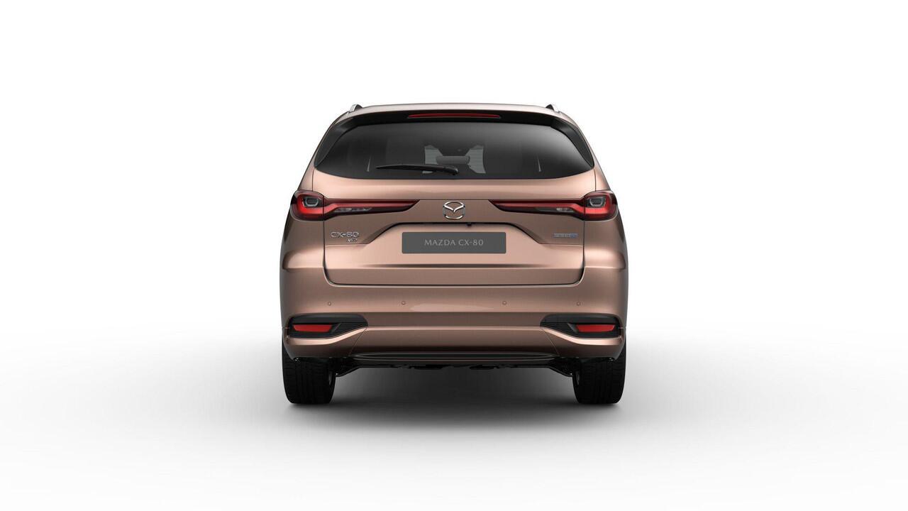 Mazda CX-80 2.5 e-SkyActiv PHEV Homura Plus / Melting Copper / Zwart Nappa leder