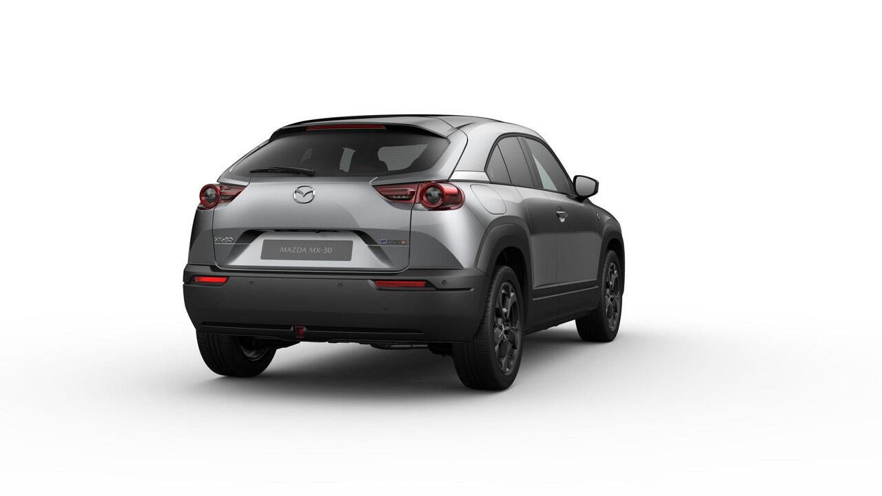 Mazda MX-30 Nagisa | 18-inch lichtmetalen velgen, Black Metallic | 7-inch digitale meterset | Achteruitrijcamera