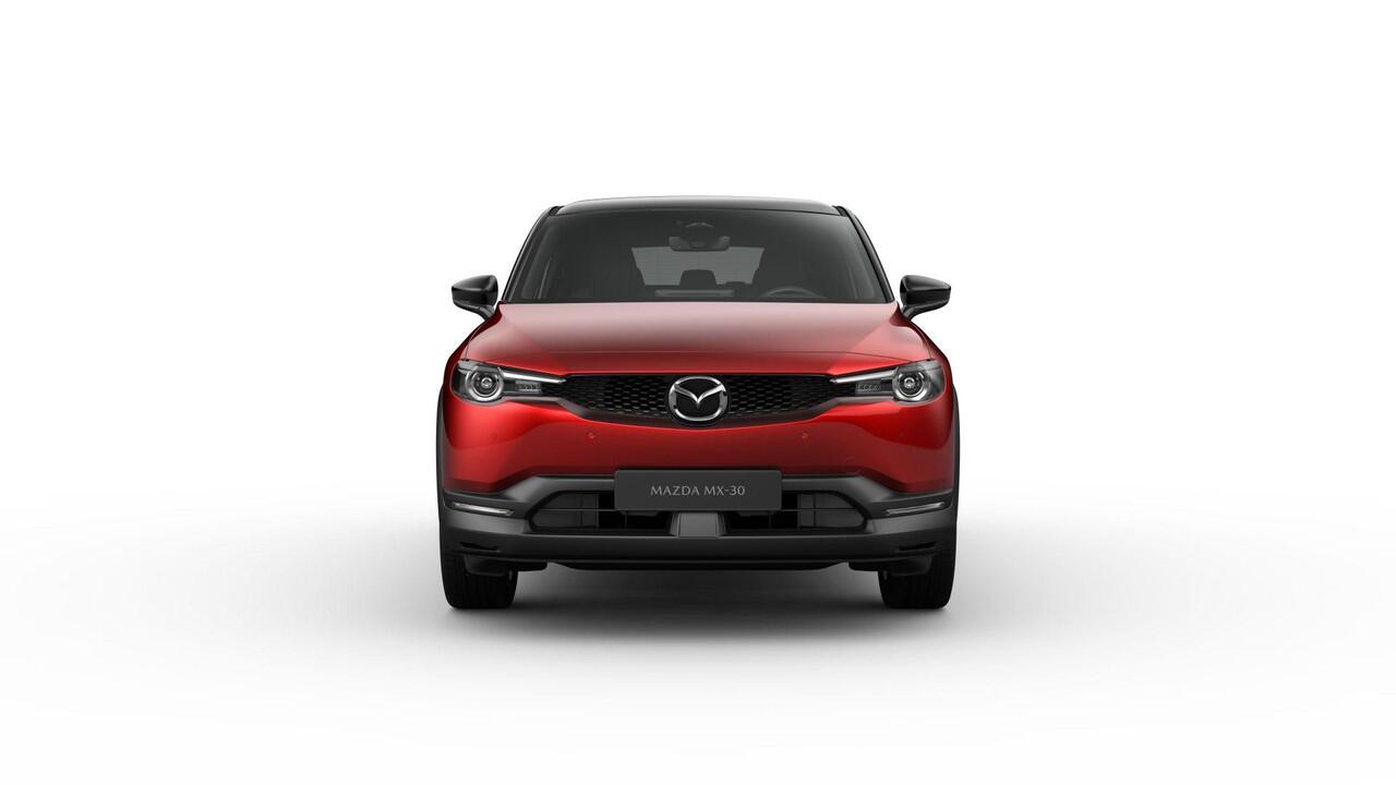 Mazda MX-30 Exclusive-Line | 7-inch digitale meterset | Achteruitrijcamera | Active Driving Display (ADD), projectie in de voorruit: kleuren head-up display met belangrijkste rij-informatie