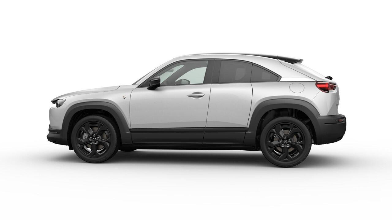 Mazda MX-30 Nagisa | 18-inch lichtmetalen velgen, Black Metallic | 7-inch digitale meterset | Achteruitrijcamera