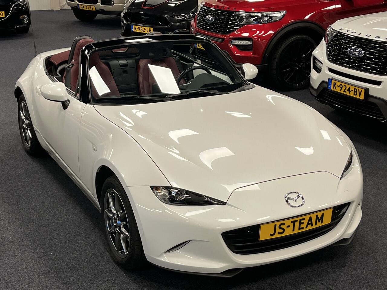 Mazda MX-5 ND Roadster 1.5 SkyActiv-G 132PK 100th Anniversary Bose Leder Camera PDC Apple CarPlay