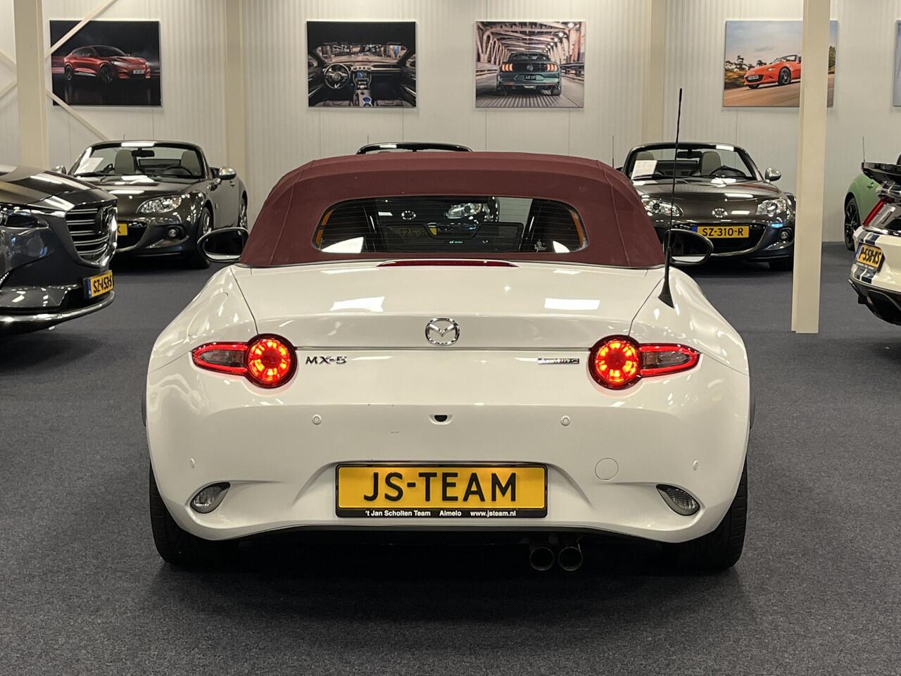 Mazda MX-5 ND Roadster 1.5 SkyActiv-G 132PK 100th Anniversary Bose Leder Camera PDC Apple CarPlay