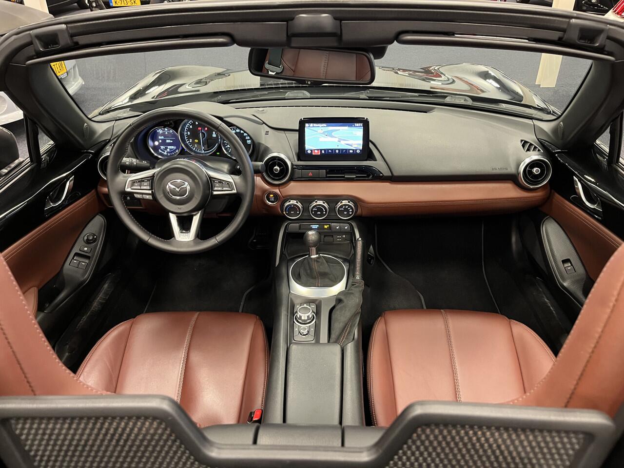Mazda MX-5 ND Roadster 1.5 SkyActiv-G 132PK GT-M Bose Leder Camera PDC Apple CarPlay