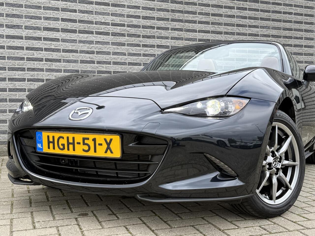 Mazda MX-5 1.5 SkyActiv-G 132 Kazari | Cruise Control | Navigatie | PDC | Camera | Lichtmetaal | Keyless Entry / Start | Lichtmetalen velgen | BOSE Premium Audio |