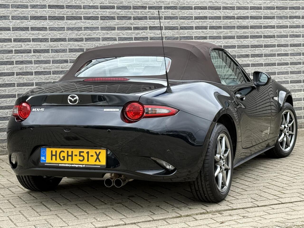 Mazda MX-5 1.5 SkyActiv-G 132 Kazari | Cruise Control | Navigatie | PDC | Camera | Lichtmetaal | Keyless Entry / Start | Lichtmetalen velgen | BOSE Premium Audio |