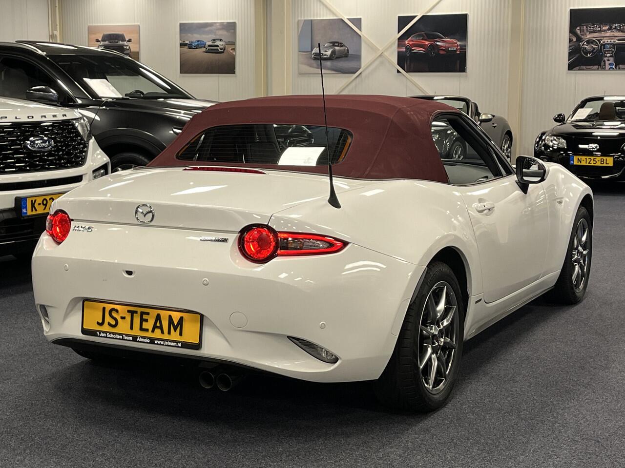 Mazda MX-5 ND Roadster 1.5 SkyActiv-G 132PK 100th Anniversary Bose Leder Camera PDC Apple CarPlay