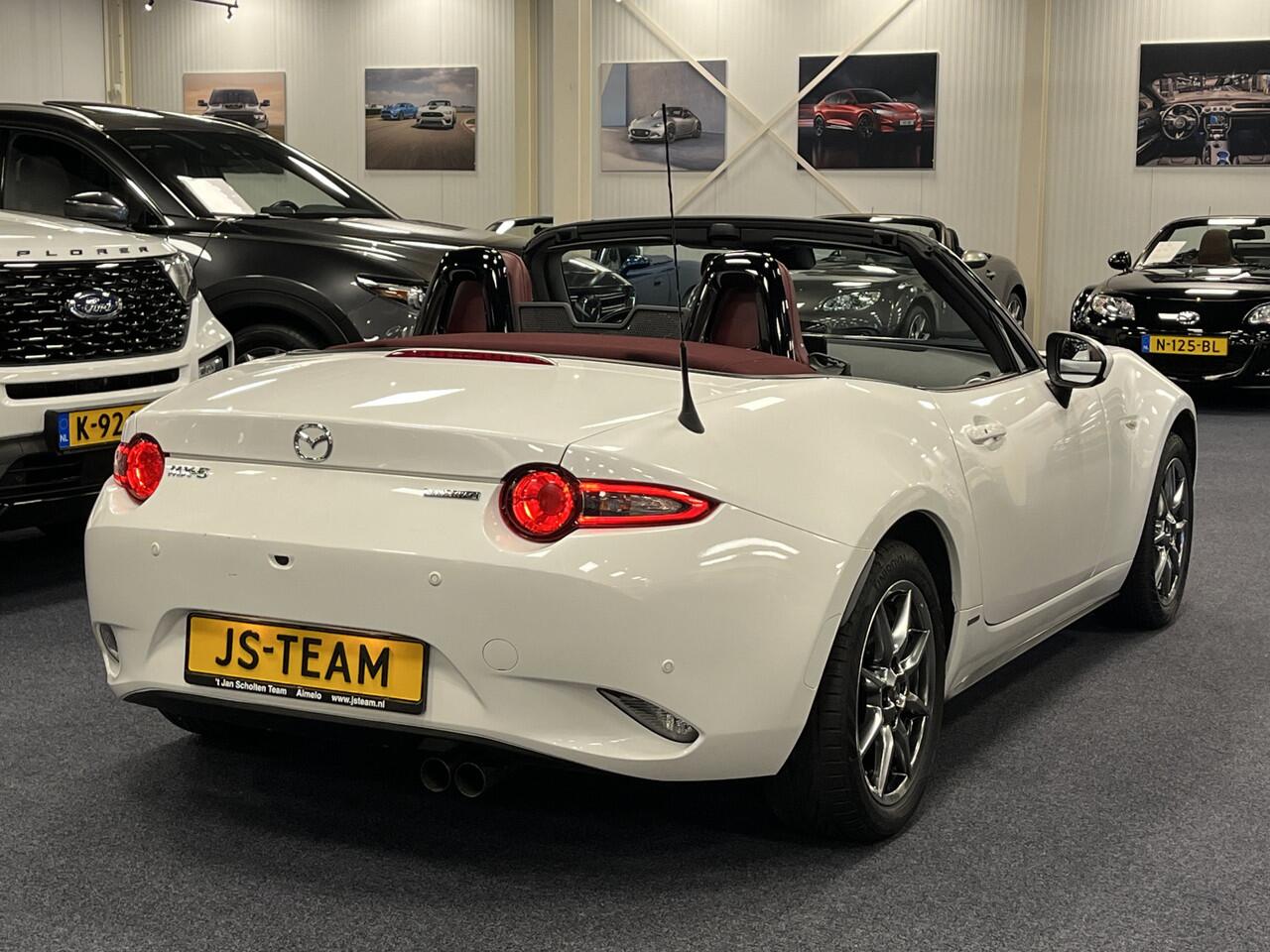 Mazda MX-5 ND Roadster 1.5 SkyActiv-G 132PK 100th Anniversary Bose Leder Camera PDC Apple CarPlay