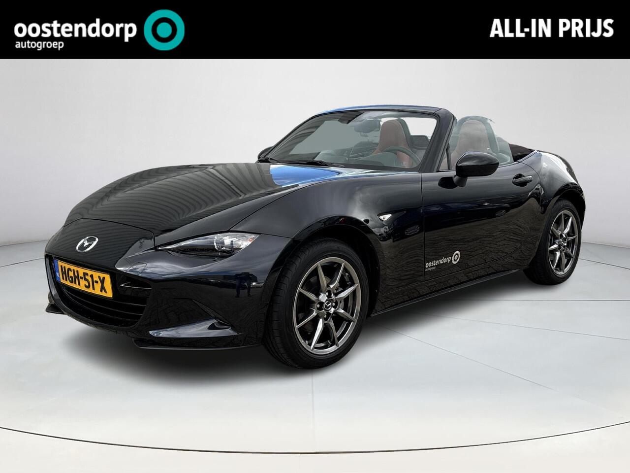 Mazda MX-5 1.5 SkyActiv-G 132 Kazari | Cruise Control | Navigatie | PDC | Camera | Lichtmetaal | Keyless Entry / Start | Lichtmetalen velgen | BOSE Premium Audio |