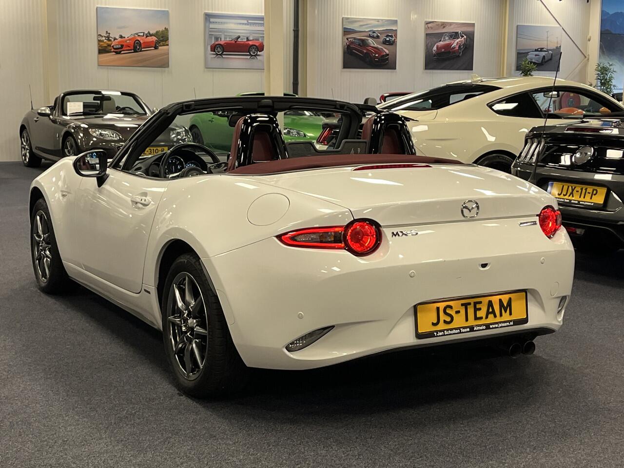Mazda MX-5 ND Roadster 1.5 SkyActiv-G 132PK 100th Anniversary Bose Leder Camera PDC Apple CarPlay