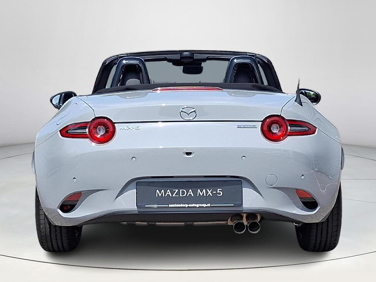 Mazda MX-5 1.5 SkyActiv-G 132 Homura | Brembo | Sportonderstel | Bose | Recaro | Achteruitrij camera | BBS Forged velgen | Full led adaptieve koplampen | Draadloze Apple Carplay en Android Auto | Navigatie | Cruise Control | Stoelverwarming |