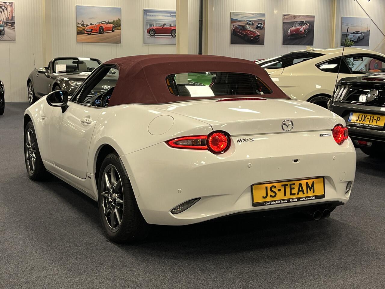 Mazda MX-5 ND Roadster 1.5 SkyActiv-G 132PK 100th Anniversary Bose Leder Camera PDC Apple CarPlay