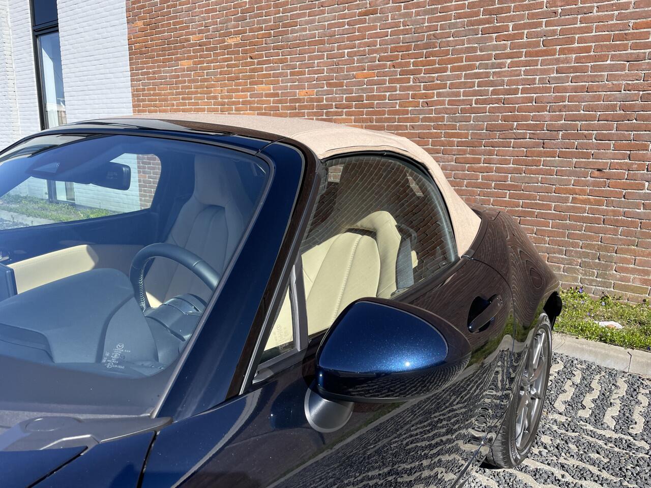 Mazda MX-5 1.5 SkyActiv-G 132 PK Kazari NAVI | CLIMATE CONTROL | ACHTERUITRIJCAMERA PARKEERSENSORTEN V+A | LEDER INTERIEUR