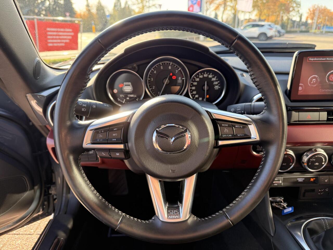 Mazda MX-5 2.0 SkyActiv-G 184 Edition 100 | 17" BBS VELGEN | APPLE/ANDROID CARPLAY | STOELVERWARMING |