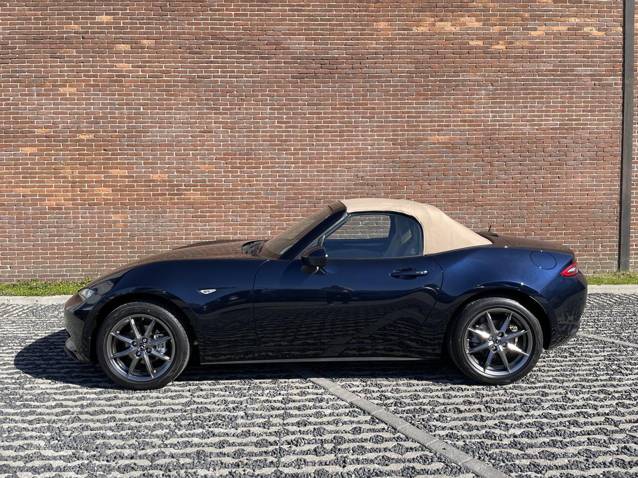 Mazda MX-5 1.5 SkyActiv-G 132 PK Kazari NAVI | CLIMATE CONTROL | ACHTERUITRIJCAMERA PARKEERSENSORTEN V+A | LEDER INTERIEUR
