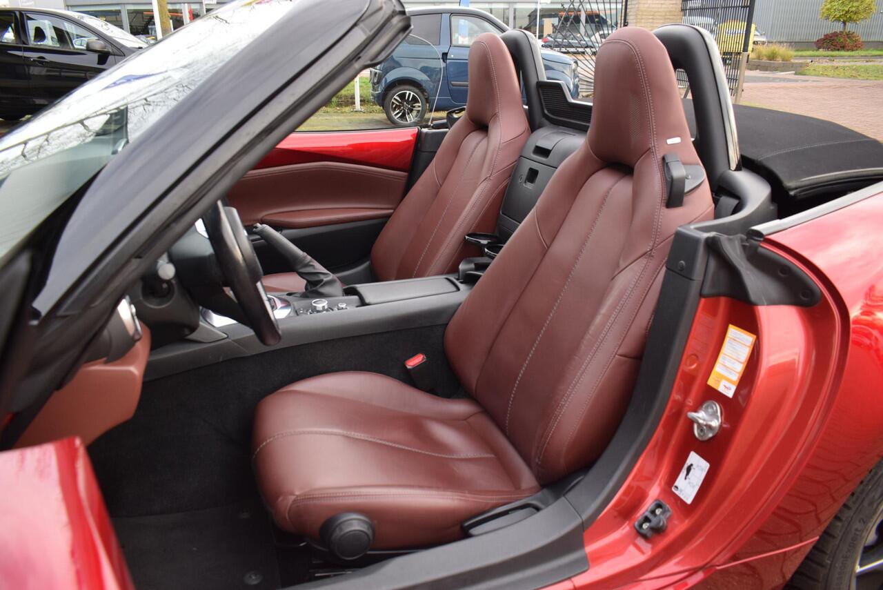 Mazda MX-5 1.5 SkyActiv-G 132 Ginzan Navi Airco Leder Camera Km 70.100!!