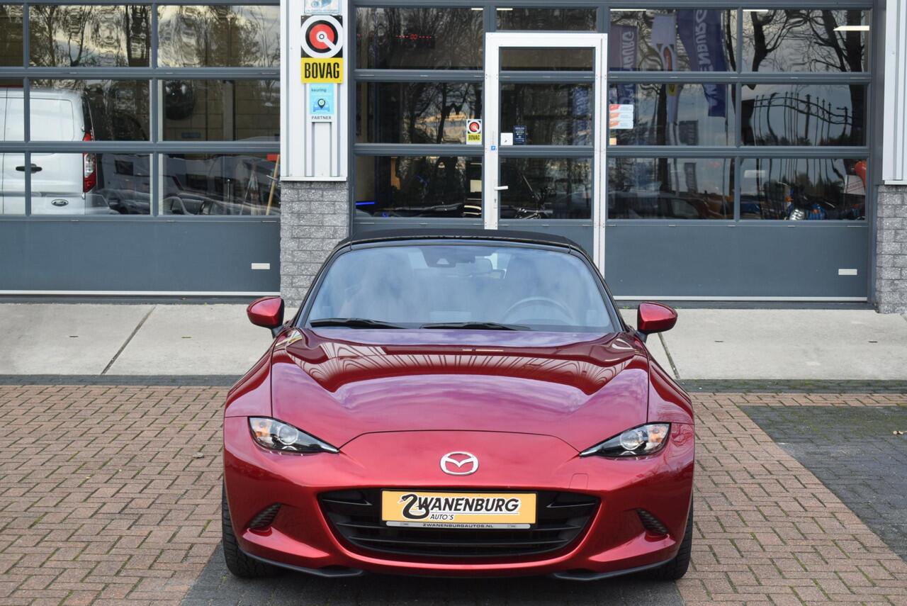 Mazda MX-5 1.5 SkyActiv-G 132 Ginzan Navi Airco Leder Camera Km 70.100!!