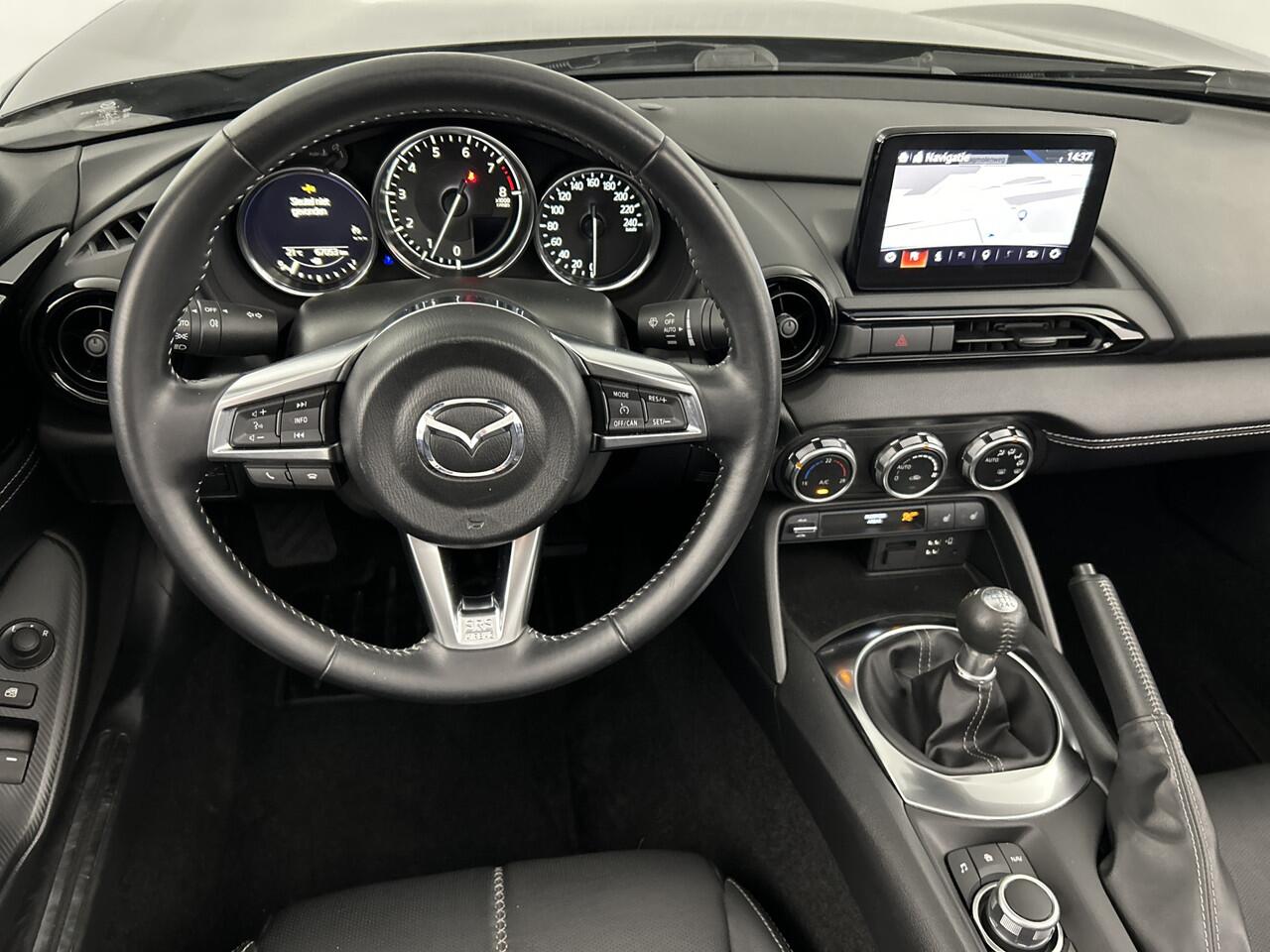 Mazda MX-5 RF 1.5 SkyActiv-G 132/Leder/Navi/Stoelv/lmv/pdc