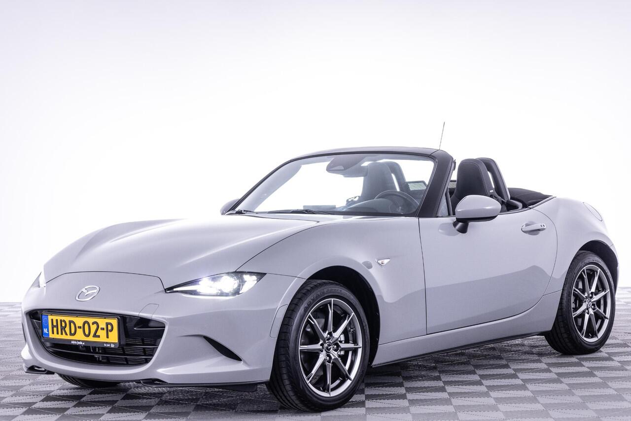 Mazda MX-5 1.5 SkyActiv-G 132 Exclusive-Line Bijna NIEUW | SLECHTS 2724km | *6 JAAR GARANTIE | LEDER | A. CAMERA | DEMO VOORDEEL ¤ 9.500,-