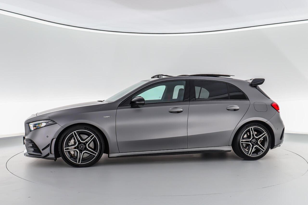 Mercedes-Benz A-KLASSE 35AMG 306pk 4MATIC Edition 1 |dealer onderhouden|Aero pack|panoramadak|Burmester|schaalstoelen|memory|360 camera|HUD|blind spot|adaptive cruise control|
