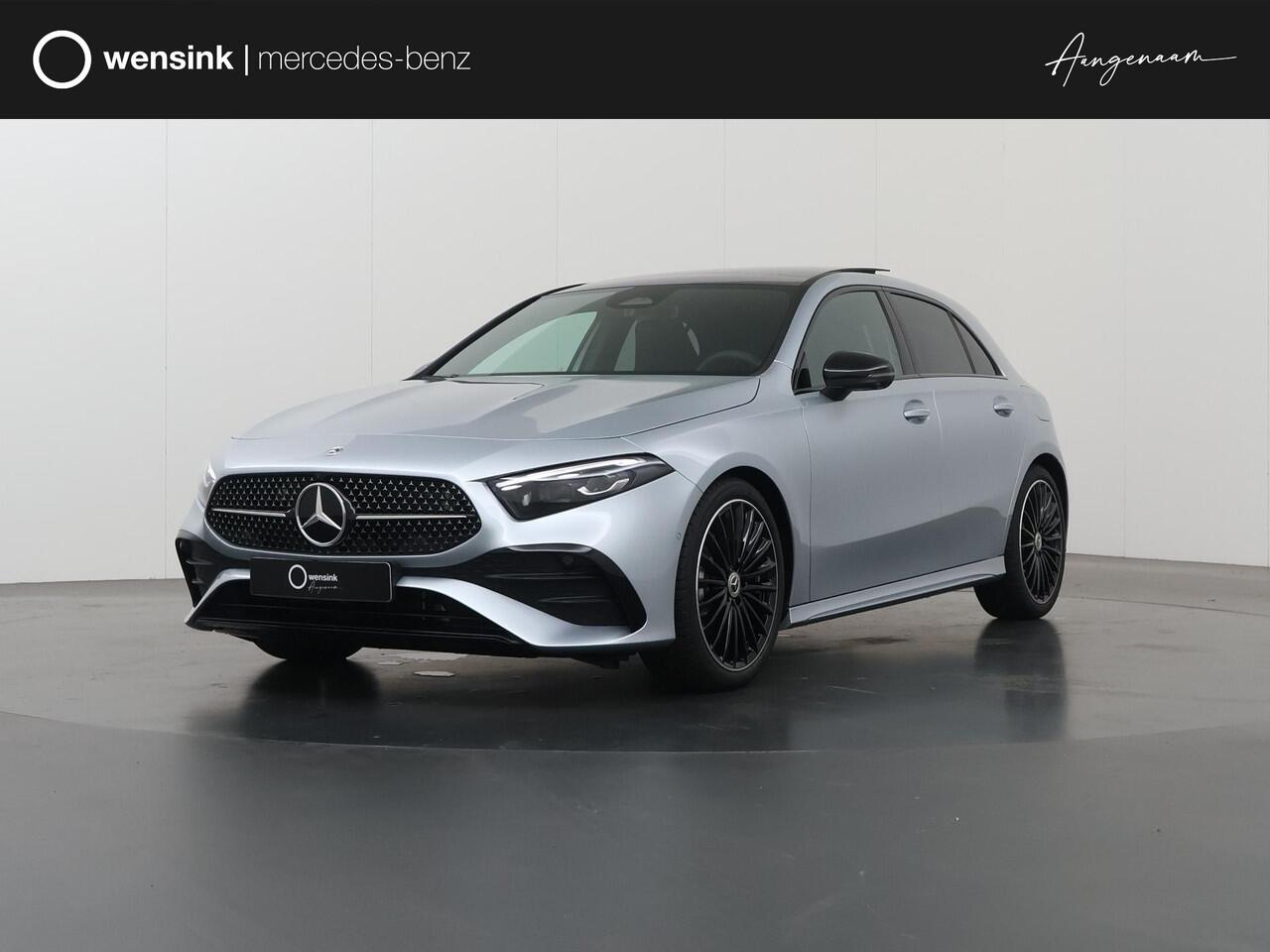 Mercedes-Benz A-KLASSE 180 Business Solution AMG | Night | Panoramaschuifdak | Head-Up | MULTIBEAM LED | Dodehoekassistent | 19 inch AMG-velgen |