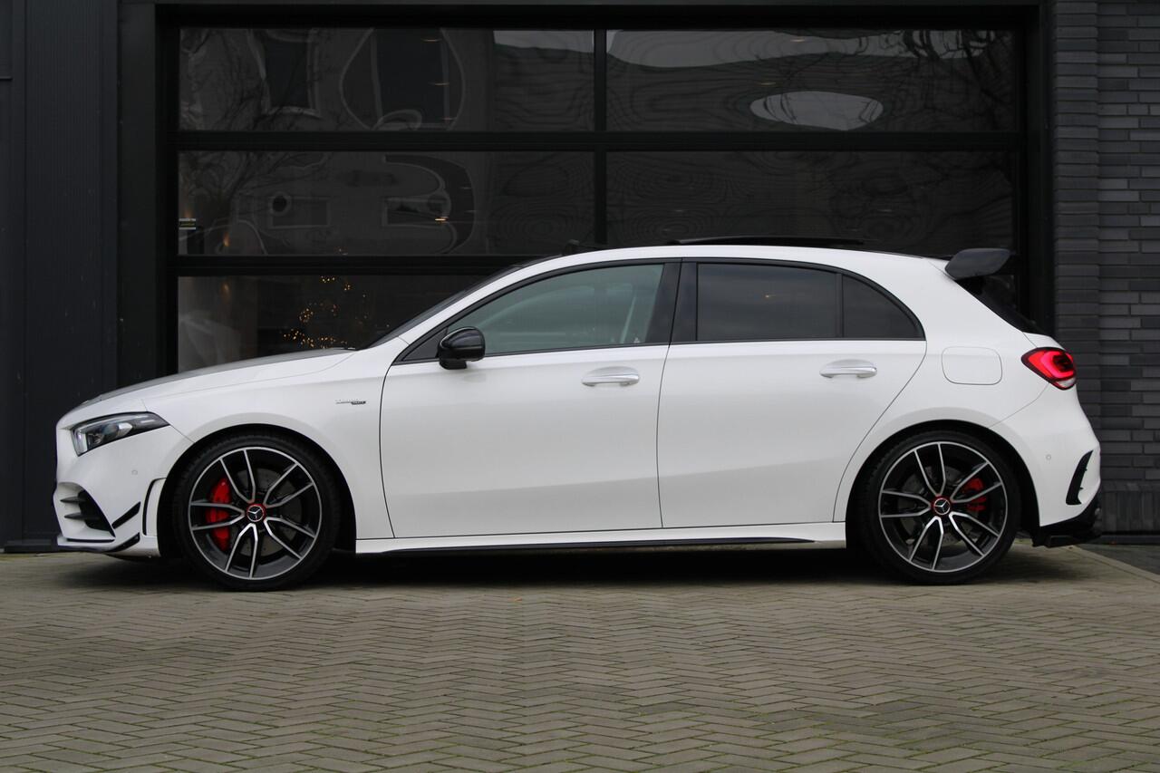 Mercedes-Benz A-KLASSE AMG 35 4MATIC Edition 1 | FULL OPTION! | SCHAALSTOELEN | PANO | BURMESTER | STERRENHEMEL | HUD | MEMORY | 360 |