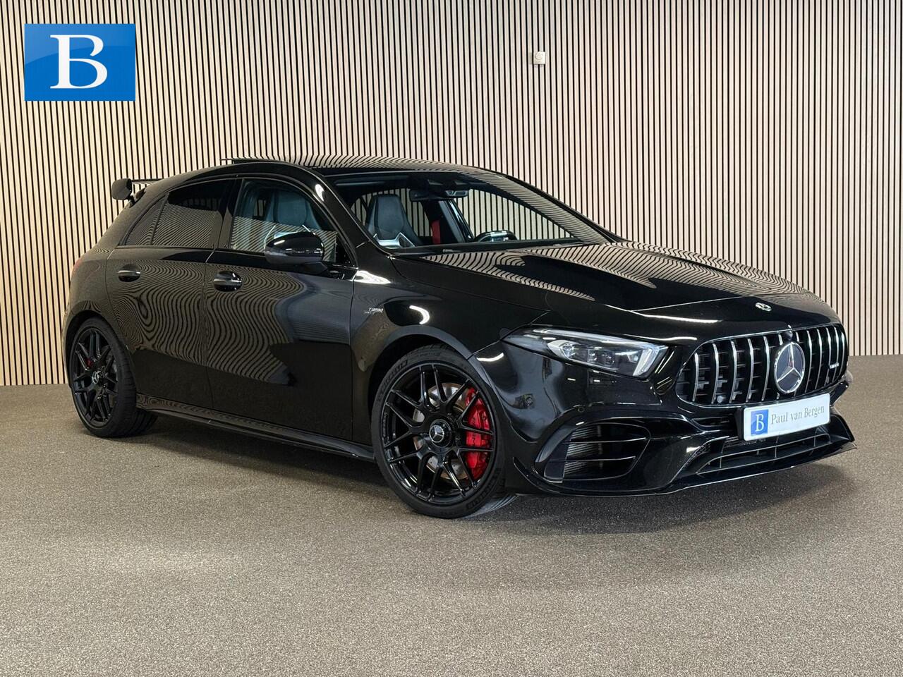 Mercedes-Benz A-KLASSE AMG 45S 4 Matic+ MEMORY-KUIPSTOELEN-PANORAMA-BURMESTER-ZEER COMPLEET