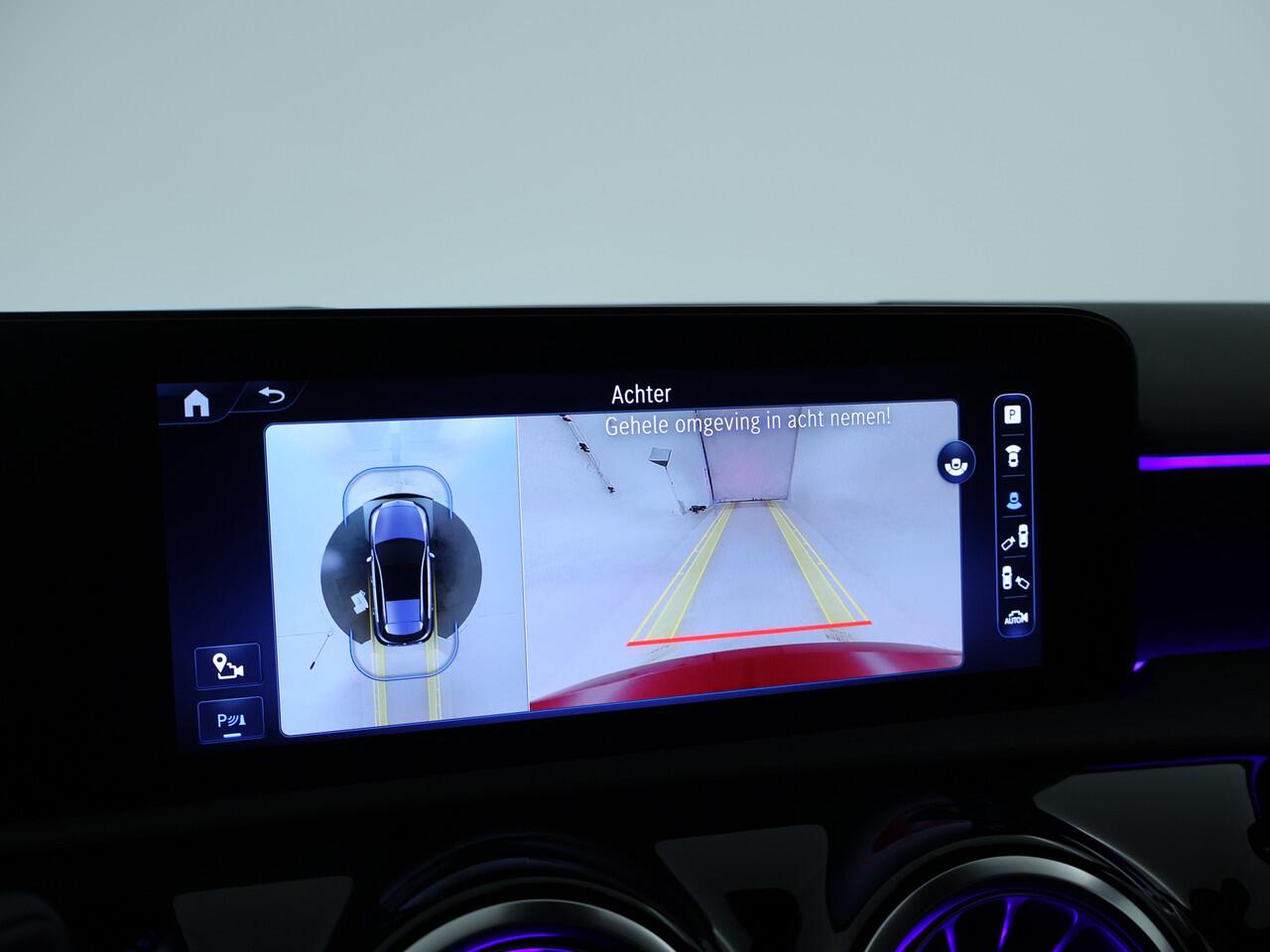 Mercedes-Benz A-KLASSE 180 AMG Line Plus | Panoramadak | 360° camera | Elektrische Stoelen | Sfeerverlichting | Apple Carplay | Inclusief 24 maanden MB Certified garantie voor Europa.