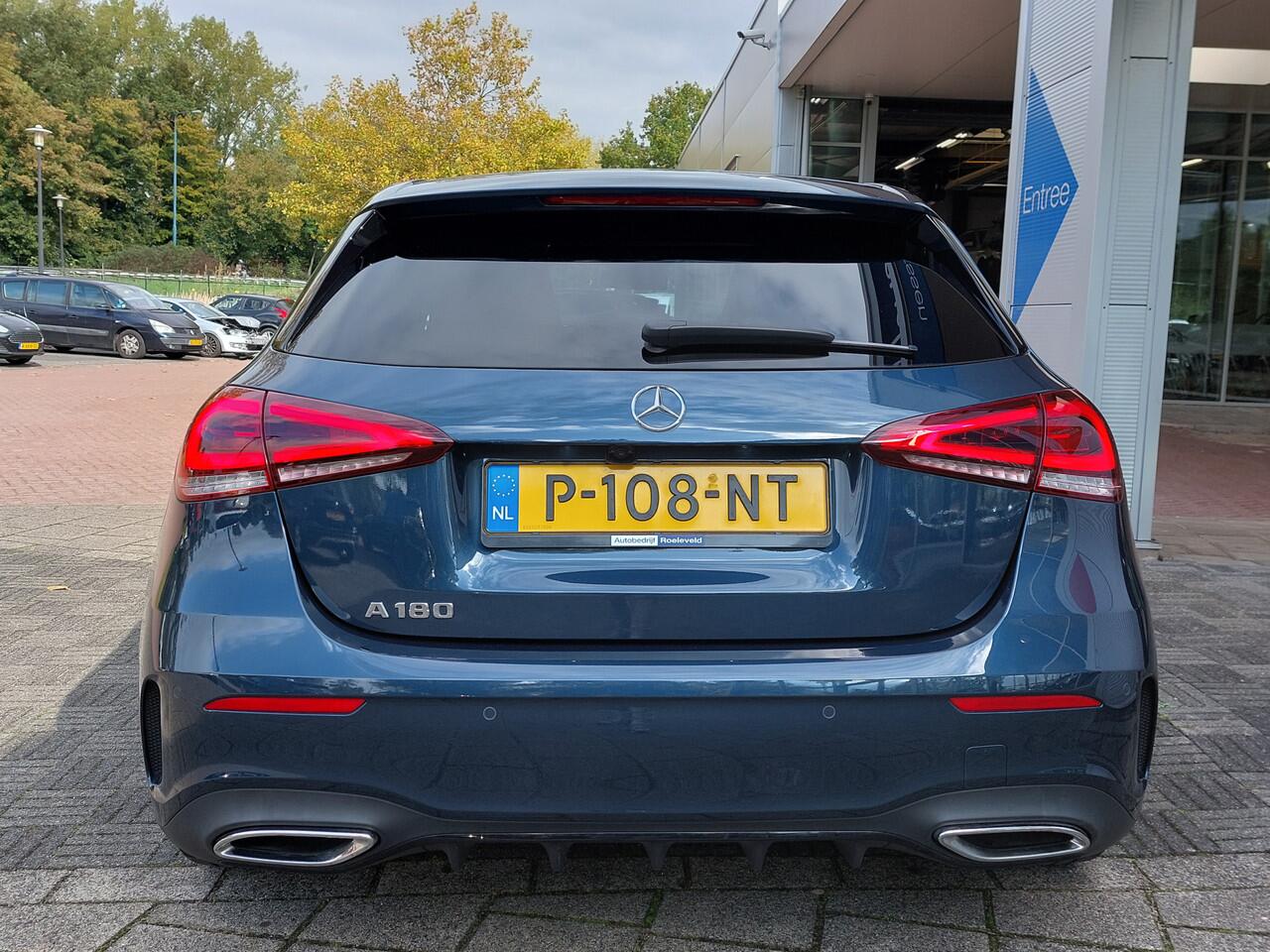 Mercedes-Benz A-KLASSE 180 136pk Business Solution AMG | 1ste Eigenaar | Navi | Clima | Cruise | Led Koplampen | Sfeerverlichting | Rijstrook+Licht+Regensensor | Pdc V+A+Assist+Camera | Privacy Glass | 18''lm