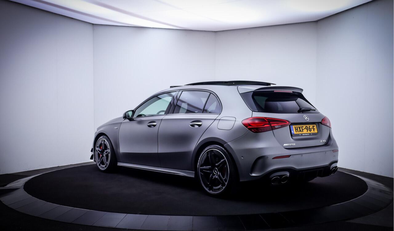 Mercedes-Benz A-KLASSE AMG 45 S 4MATIC+ 124k NIEUWPRIJS | PANO | HEADUP | VOL.LEDER | 360 CAM | AERO PAKKET | MEM ST. | BURMESTER | VOL. OPTIES