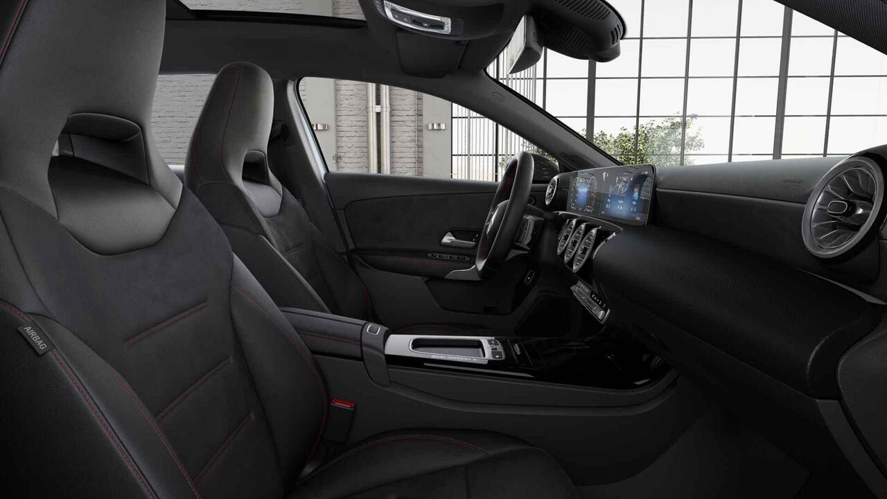 Mercedes-Benz A-KLASSE 250e Business Solution AMG | Night | Panoramaschuifdak | Stoelverwarming | Achteruitrijcamera | MULTIBEAM LED |