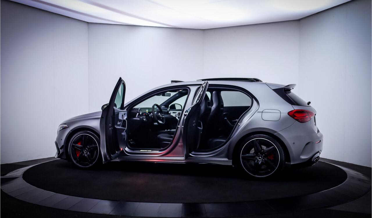 Mercedes-Benz A-KLASSE AMG 45 S 4MATIC+ 124k NIEUWPRIJS | PANO | HEADUP | VOL.LEDER | 360 CAM | AERO PAKKET | MEM ST. | BURMESTER | VOL. OPTIES