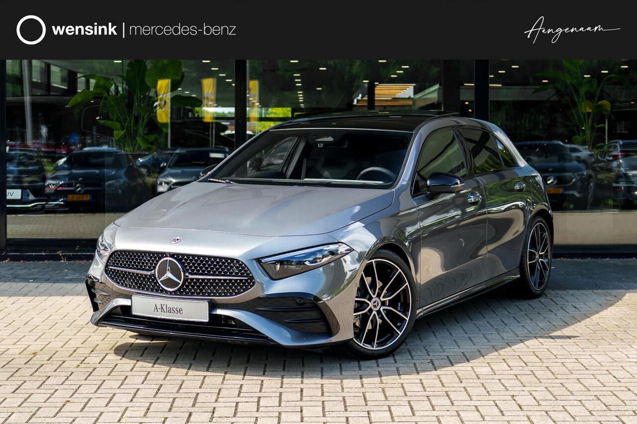 Mercedes-Benz A-KLASSE 180 Business Solution AMG | Panoramaschuifdak | AMG Line Plus | Night | Head-up display | Dodehoekassisten