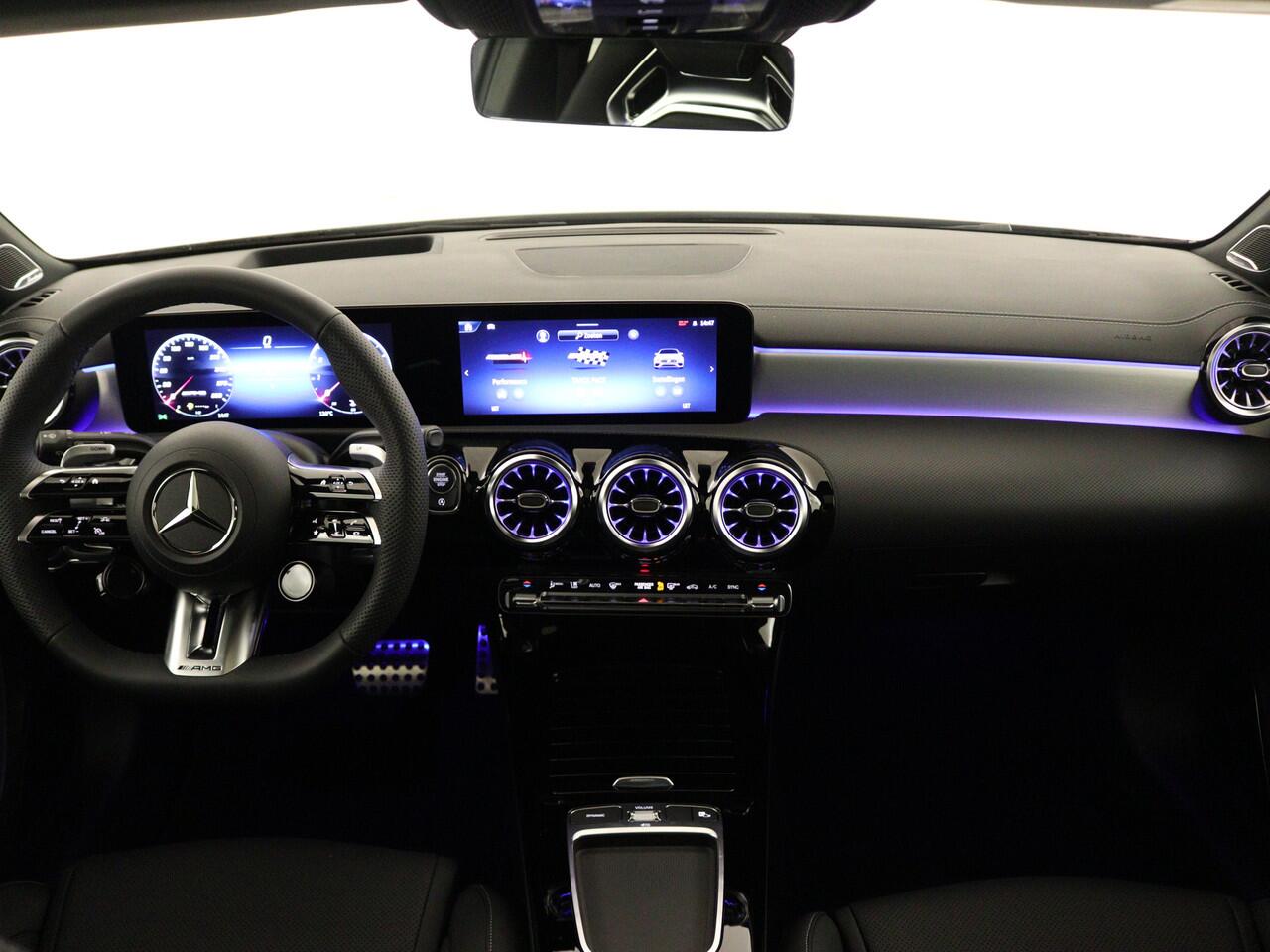 Mercedes-Benz A-KLASSE AMG 45 S 4MATIC+ | Night Pack II | Aerodynamica Pack | Premium Plus Pack | Rijassistentiepakket Plus | AMG Performance sportstoelen | Burmester surround sound system | Amg track pace | AMG RIDE CONTROL-onderstel |