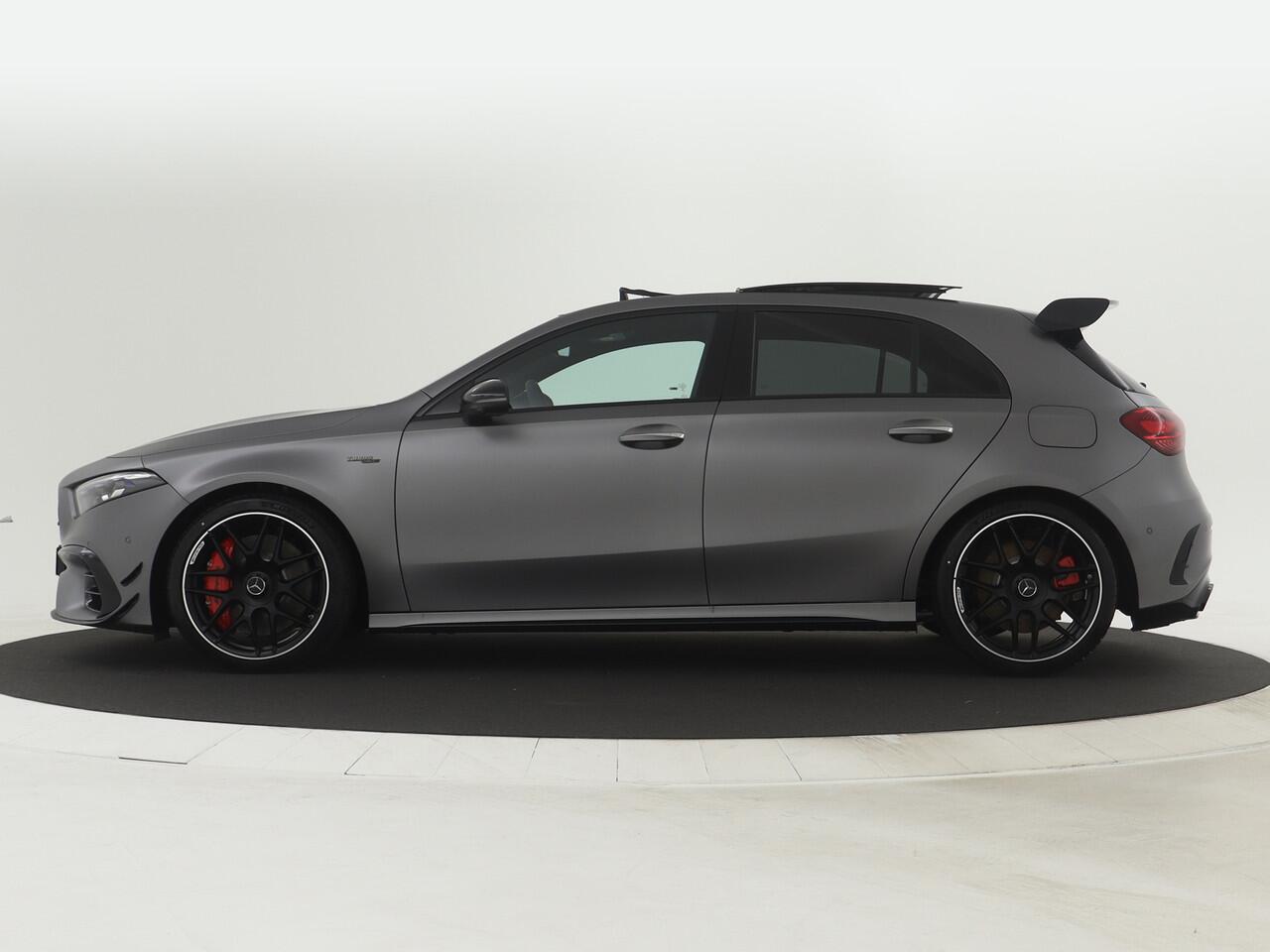 Mercedes-Benz A-KLASSE AMG 45 S 4MATIC+ | Night Pack II | Aerodynamica Pack | Premium Plus Pack | Rijassistentiepakket Plus | AMG Performance sportstoelen | Burmester surround sound system | Amg track pace | AMG RIDE CONTROL-onderstel |
