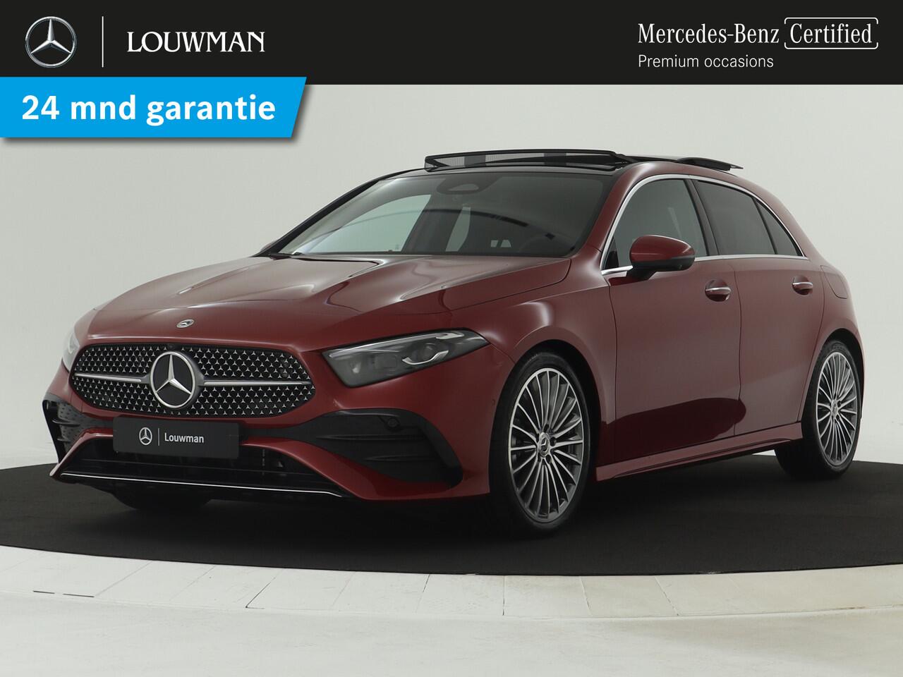 Mercedes-Benz A-KLASSE 180 AMG Line Plus | Panoramadak | 360° camera | Elektrische Stoelen | Sfeerverlichting | Apple Carplay | Inclusief 24 maanden MB Certified garantie voor Europa.