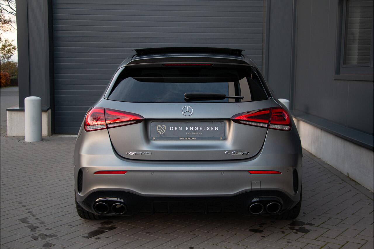 Mercedes-Benz A-KLASSE A45 S AMG 4MATIC+ | 421PK | ACC | Pano | Burmester | Lane & Side Assist | Camera | Multibeam Led | Magno Kleur | Sfeerverlichting | Apple Carplay | Sportuitlaat | 19" | MBUX+ | Magno Lak | Dealer OH. | Track Pace | Verkeersbordenherkenning | Rijassistenti
