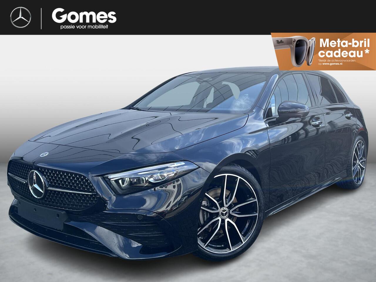 Mercedes-Benz A-KLASSE 180 Business Solution AMG | AMG Plus Pakket | Night Pakket | Panoramadak | Elektrisch Verstelbare Stoelen + Memory | 360° Camera | Head-up Display | Dodehoekassistent | Advanced Sound System | Stoelverwarming | Apple CarPlay | Android Auto