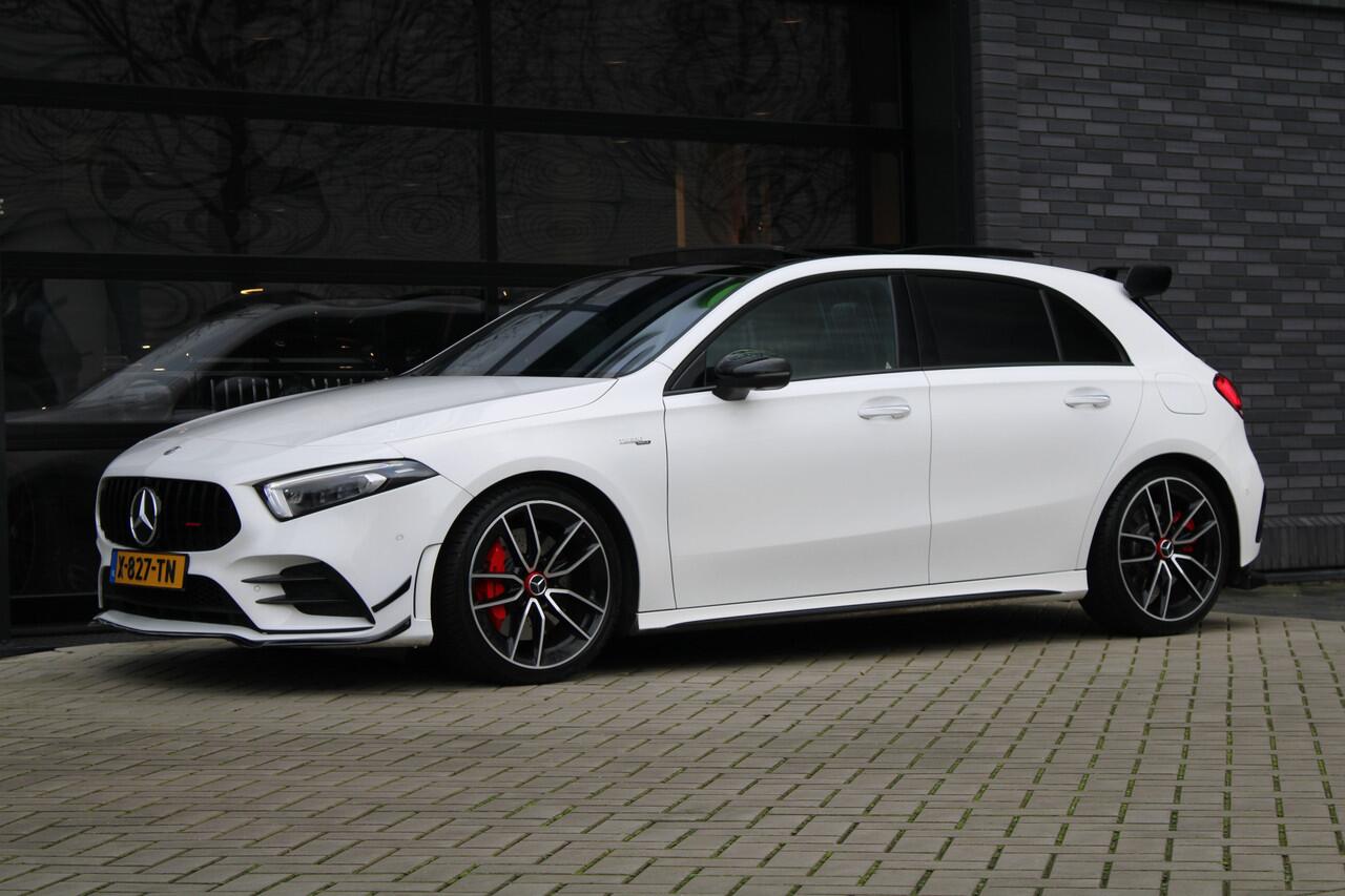 Mercedes-Benz A-KLASSE AMG 35 4MATIC Edition 1 | FULL OPTION! | SCHAALSTOELEN | PANO | BURMESTER | STERRENHEMEL | HUD | MEMORY | 360 |