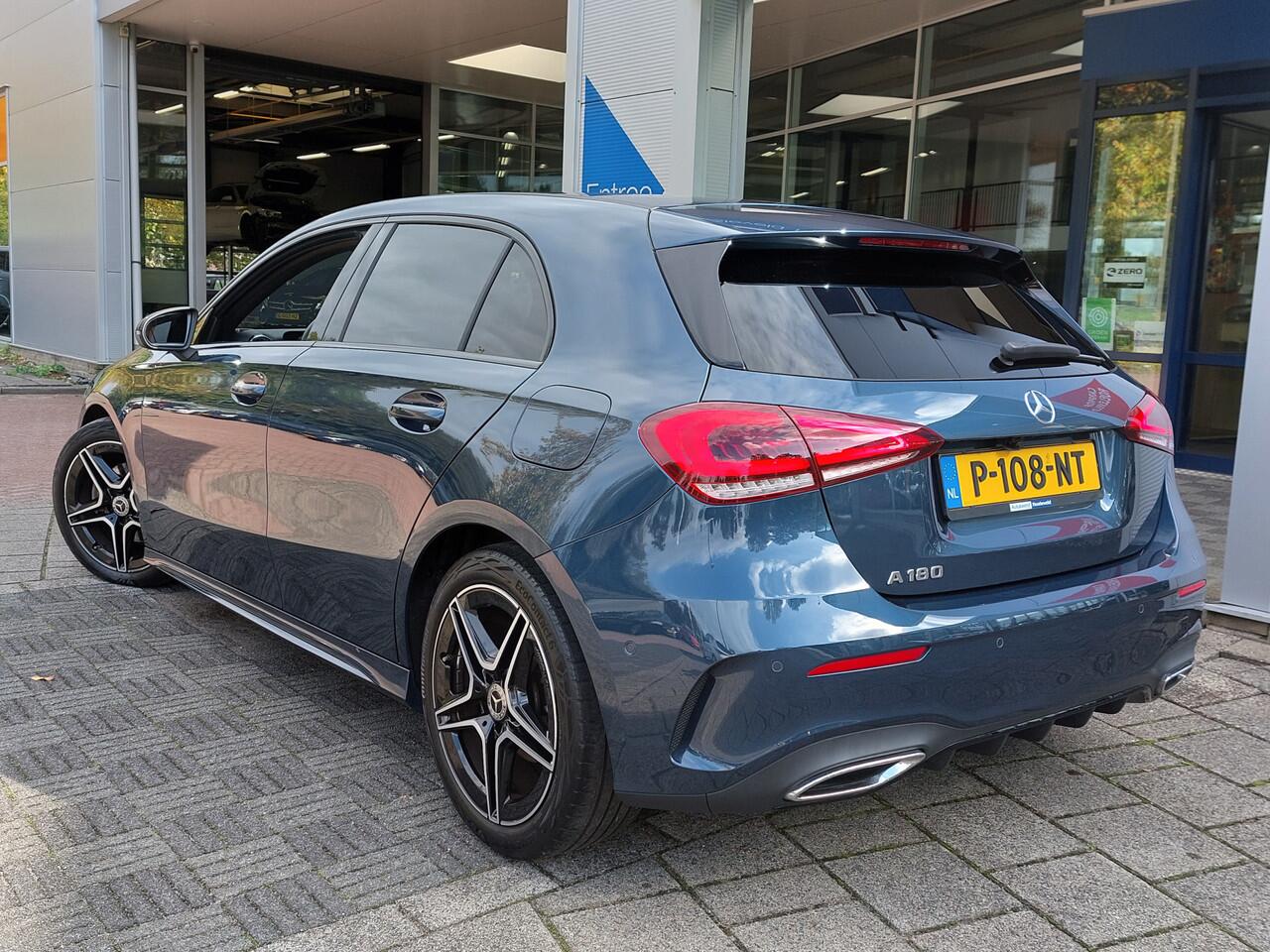 Mercedes-Benz A-KLASSE 180 136pk Business Solution AMG | 1ste Eigenaar | Navi | Clima | Cruise | Led Koplampen | Sfeerverlichting | Rijstrook+Licht+Regensensor | Pdc V+A+Assist+Camera | Privacy Glass | 18''lm