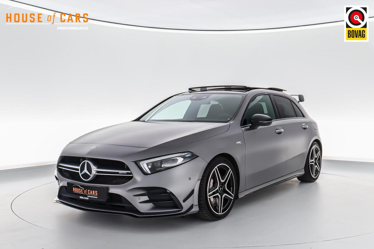 Mercedes-Benz A-KLASSE 35AMG 306pk 4MATIC Edition 1 |dealer onderhouden|Aero pack|panoramadak|Burmester|schaalstoelen|memory|360 camera|HUD|blind spot|adaptive cruise control|