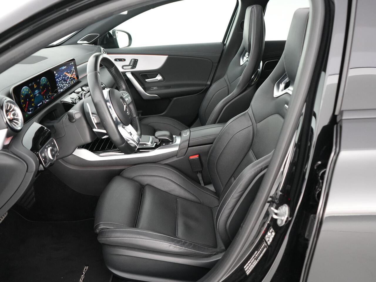 Mercedes-Benz A-KLASSE 45S AMG 420pk 4MATIC+ Edition 1 |dealer onderhouden|Brabus verlagingsset|Milltek downpipe|schaalstoelen|panoramadak|Burmester|Aero pakket|memory|K&N luchtfilter|